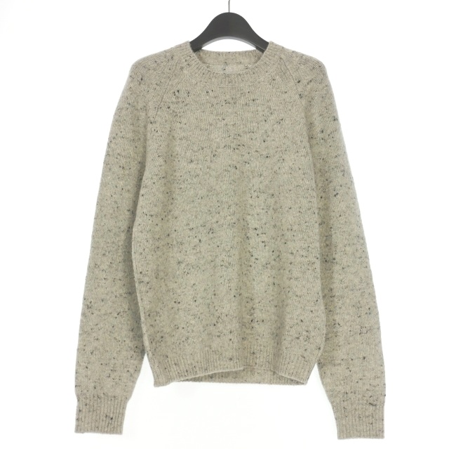 【中古】未使用品 メゾンマルジェラ 14 Maison Margiela 14 15AW CAMELLO Longsleeve Knit T Shirt キャメルニット