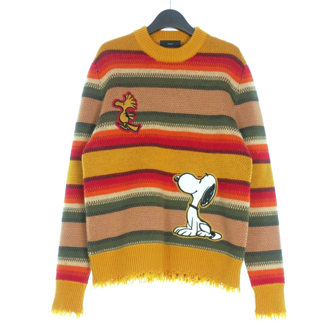 【中古】アラヌイ ALANUI THE PEANUTS GAUCHOS SWEATER ニット セーター 長袖 M マルチカラー