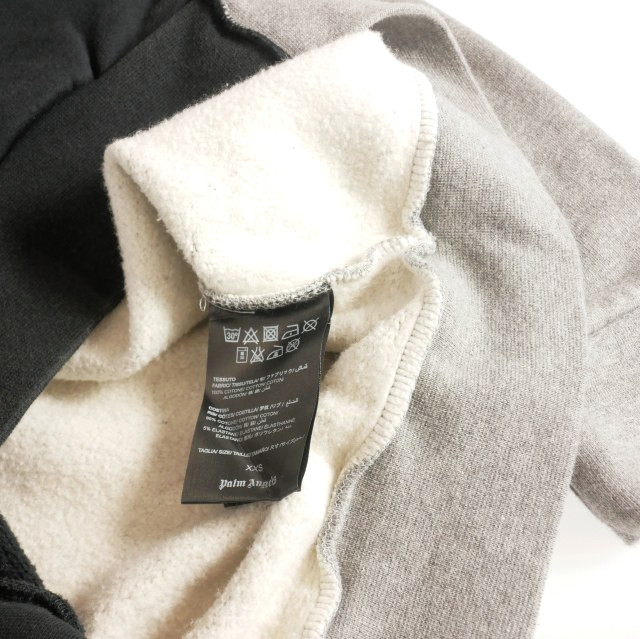 【中古】パームエンジェルス PALM ANGELS Exodus Hoodie 再構築 ドッキングフーディ パーカー 長袖 XXS ブラック 中古】パームエンジェルス PALM ANGELS Exodus Hoodie 再構築