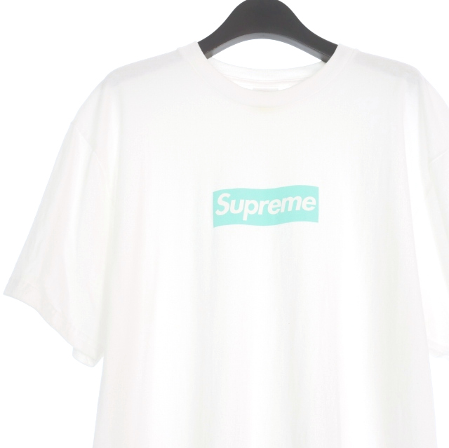 Supreme Tiffany Box Tee L Buy Supreme x Tiffany & Co. Box Logo Tee
