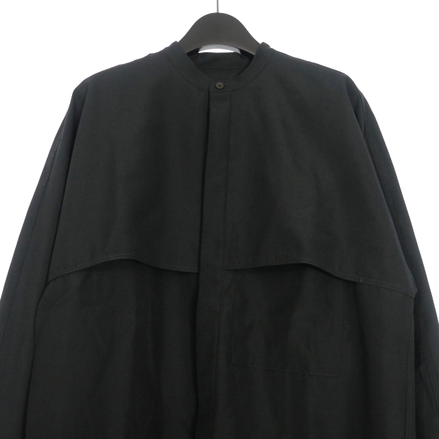 中古】ジルサンダー JIL SANDER 22AW バンドカラーシャツ 長袖 39
