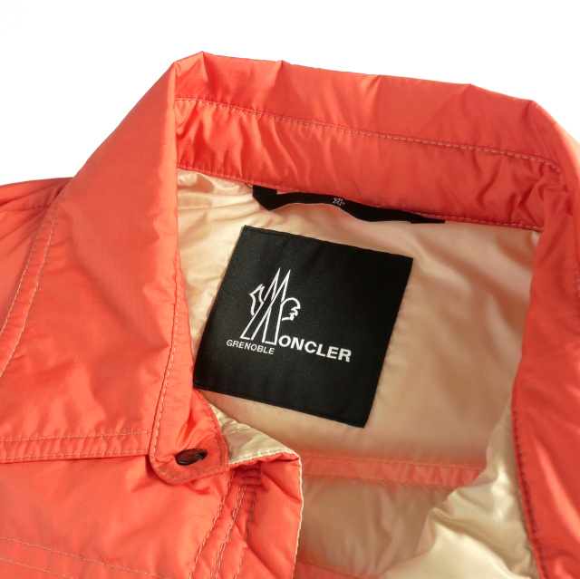 【中古】未使用品 モンクレール MONCLER LAVACHEY GIUBBOTTO ダウン シャツジャケット ブルゾン 3 オレンジ 中古】未使用品 モンクレール MONCLER LAVACHEY GIUBBOTTO ダウン