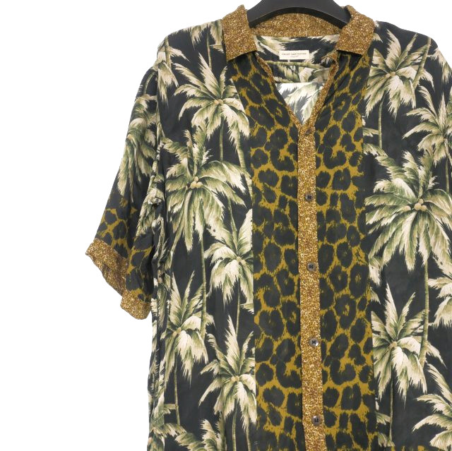 Dries Van Noten 半袖シャツ レオパード＋マルチ Dries Van Noten 半袖シャツ レオパード＋マルチ - メルカリ