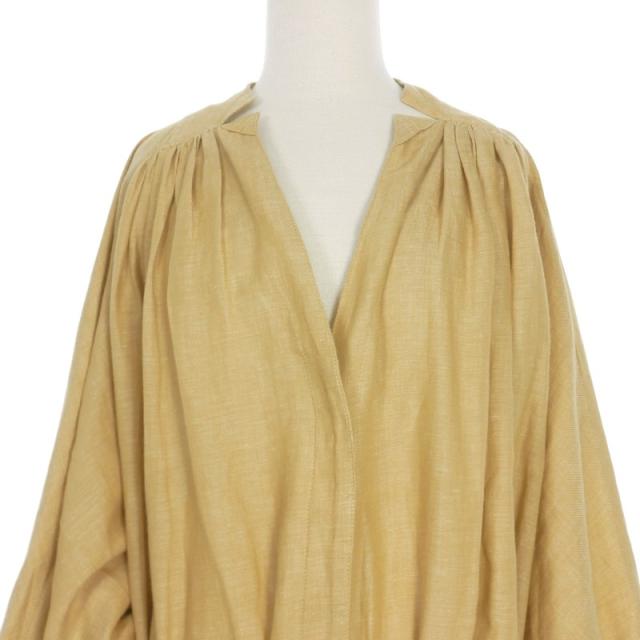 中古】セヤ Seya. オーバーサイズ リネンシャツワンピース ドレス 半袖