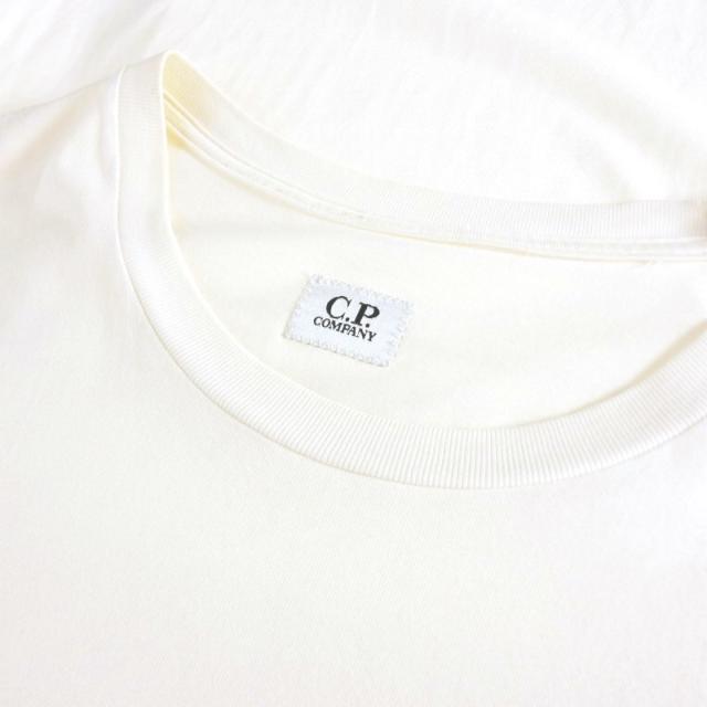 【中古】シーピーカンパニー C.P.COMPANY patta T-shirt プリントTシャツ カットソー 半袖 XL ホワイト 白