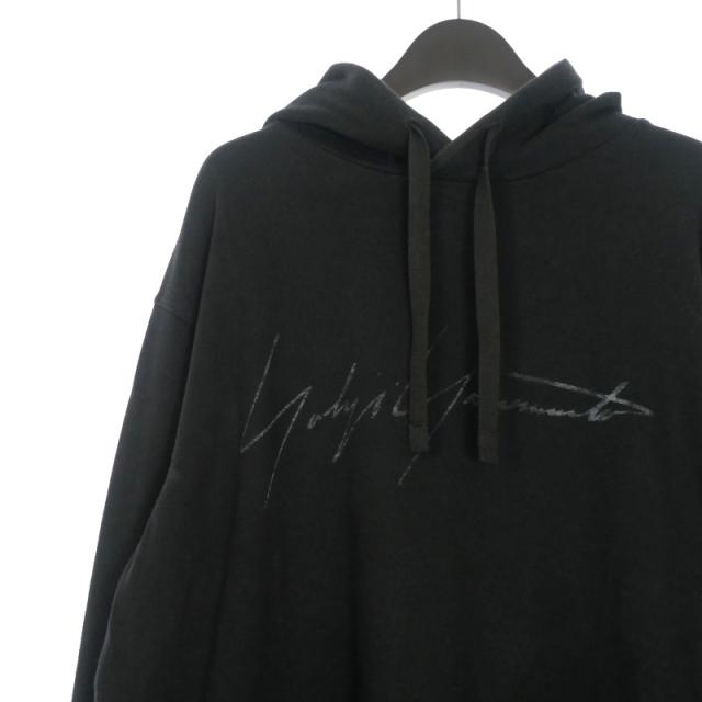 中古】ワイスリー Y-3 ヨウジヤマモト Distressed Signature Hoodie  