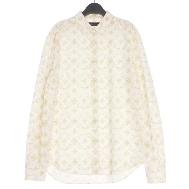 ルイヴィトン 長袖シャツ XXL ルイヴィトン ダミエ柄 メンズ長袖