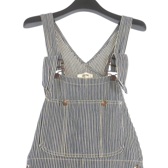 中古】セリーヌ CELINE 20SS ヒッコリー オーバーオール つなぎ 27