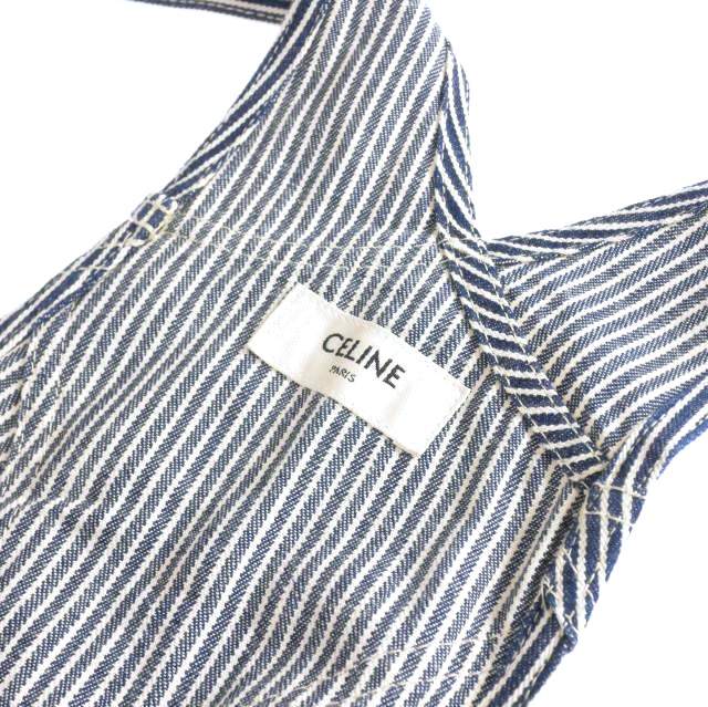中古】セリーヌ CELINE 20SS ヒッコリー オーバーオール つなぎ 27