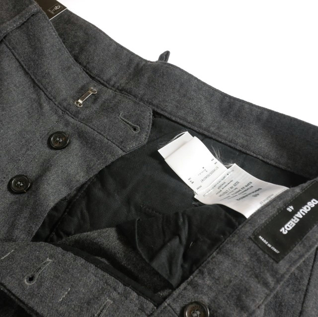 中古】未使用品 ディースクエアード DSQUARED2 23AW Wool chinos