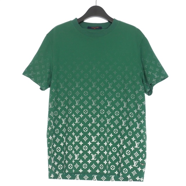 ルイヴィトン 半袖カットソー LVリーフディスチャージ S LOUIS VUITTON