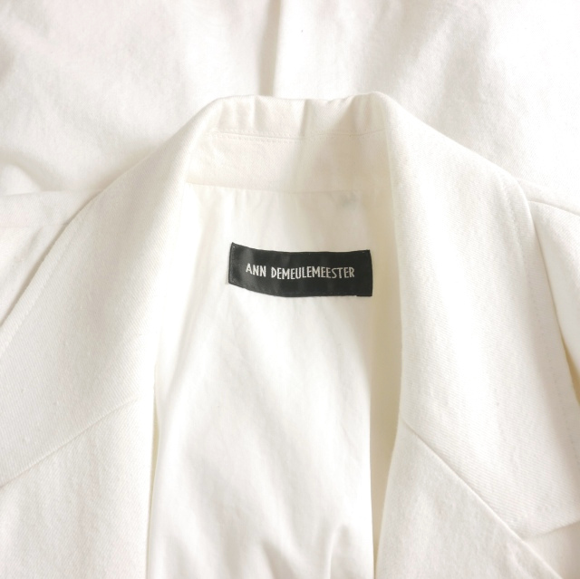 【中古】アンドゥムルメステール ANN DEMEULEMEESTER 22SS シングルブレスト デニムブレザー ジャケット 長袖 48 中古】アンドゥムルメステール ANN DEMEULEMEESTER 22SS シングル