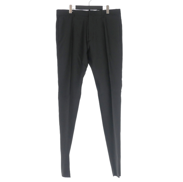【中古】未使用品 ディースクエアード DSQUARED2 23SS Cigarette Pants テーパードパンツ スラックス 48 ブラック