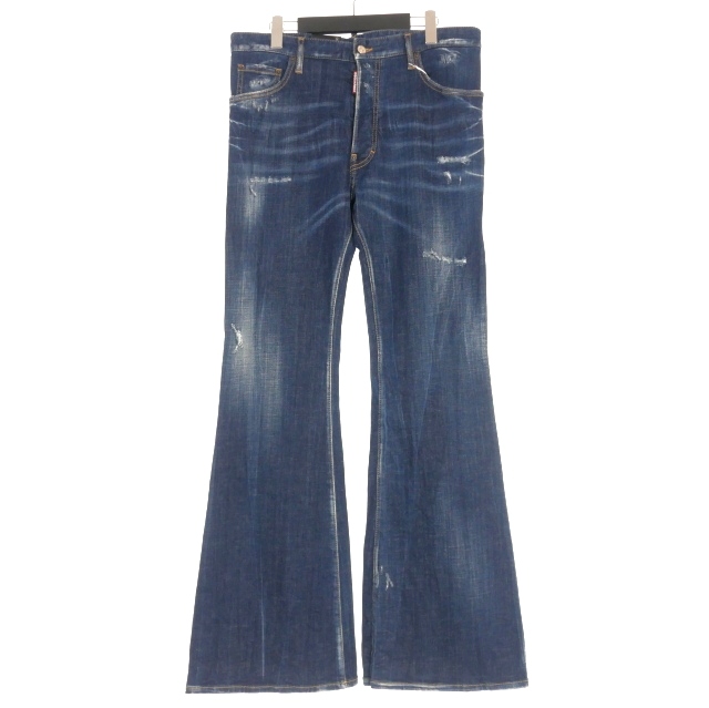 【中古】未使用品 ディースクエアード DSQUARED2 23AW Bob Jean ブーツカットデニムパンツ フレア ジーンズ 50