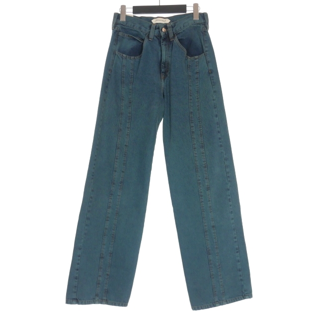 【中古】ナマチェコ NAMACHEKO ASHACK DENIM JEANS デニムパンツ ジーンズ XS インディゴ メンズ