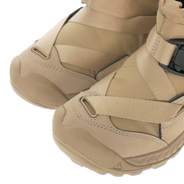 KEEN × HYKE HOODZERRA NXIS WP ベージュ ウィメンズ 防水ウィンターブーツ | フッドゼラ ネクシス