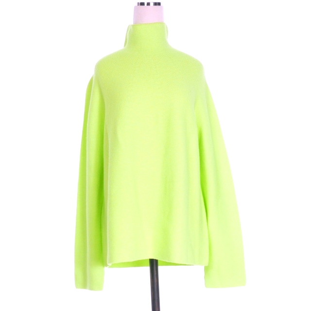 【中古】クリスチャン ワイナンツ タートルネック ニット セーター 長袖 S 黄緑 国内正規 中古】クリスチャン ワイナンツ christian wijnants タートルネック