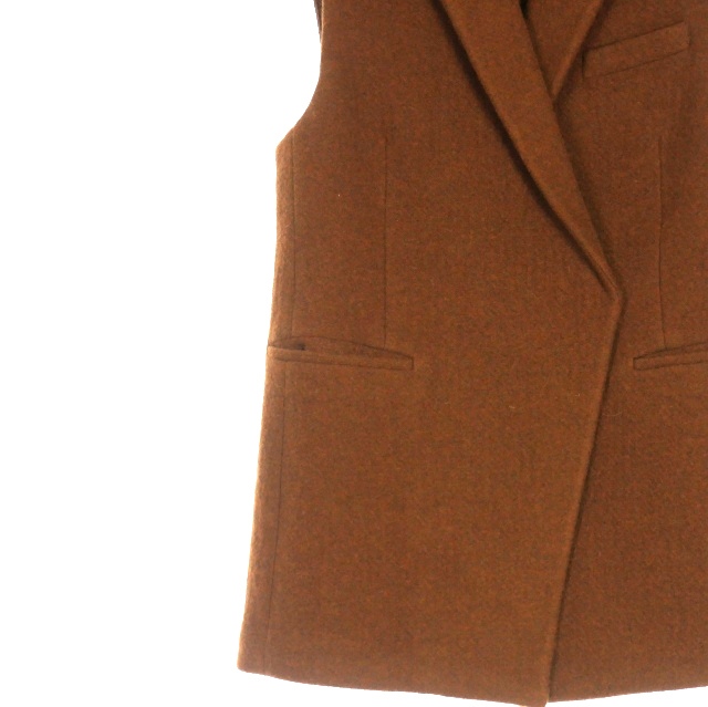 【中古】クリスチャン ワイナンツ christian wijnants ウール ノースリーブジャケット コート 36 茶 ブラウン 中古】クリスチャン ワイナンツ christian wijnants ウール