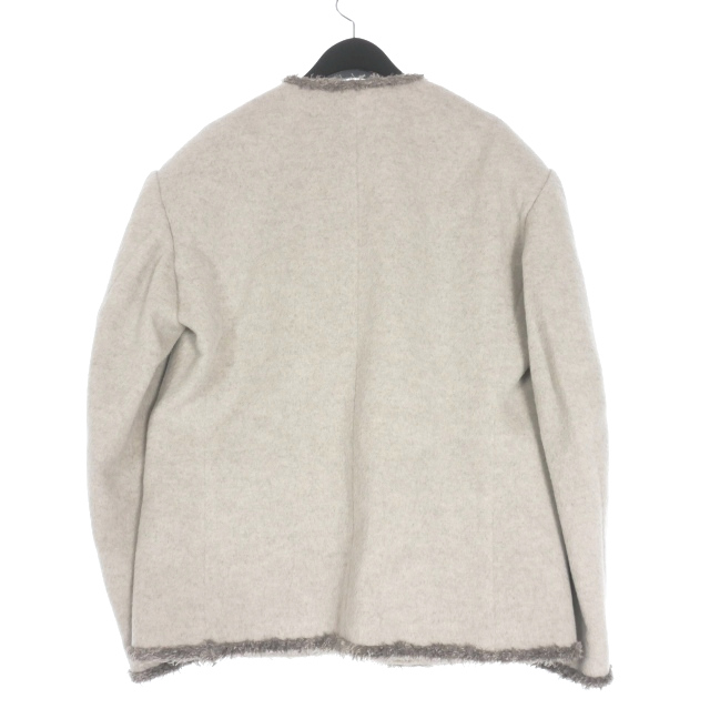 【中古】未使用品 コンダクター el conductorH 25AW SHAGGY NO COLLAR 4BUTTONS JKT ノーカラージャケット 2 中古】未使用品 コンダクター el conductorH 25AW SHAGGY NO COLLAR