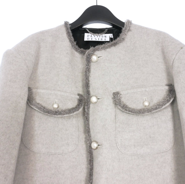 中古】未使用品 コンダクター el conductorH 25AW SHAGGY NO COLLAR