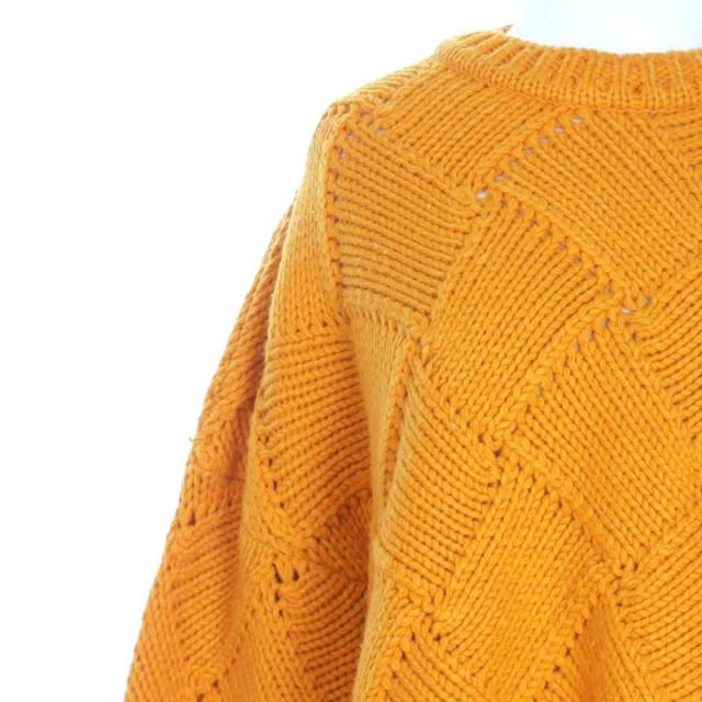 【中古】ジェイダブリューアンダーソン JWアンダーソン J.W.ANDERSON ロゴパッチ クロップド ローゲージニット