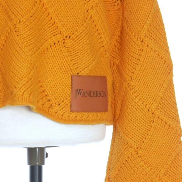【中古】ジェイダブリューアンダーソン JWアンダーソン J.W.ANDERSON ロゴパッチ クロップド ローゲージニット