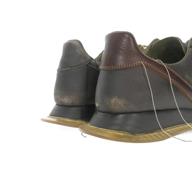 リックオウエンス シューズ 42 Rick Owens LOW SNEAKS 42 ブラック