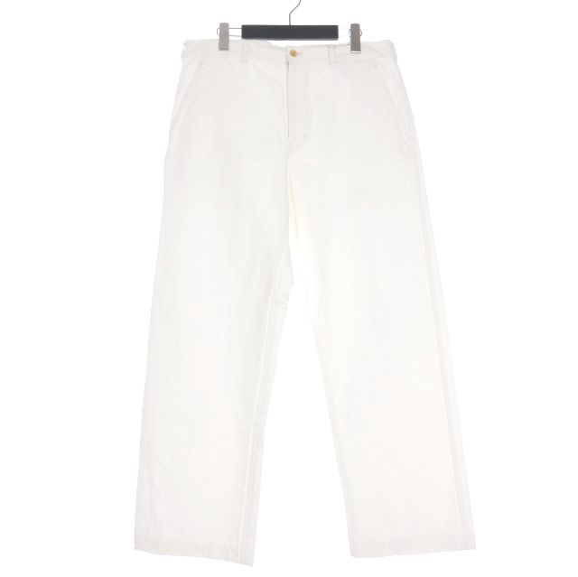 【中古】未使用品 コムデギャルソンオム COMME des GARCONS HOMME 田中オム 03SS 製品染め コットンワイドパンツ L