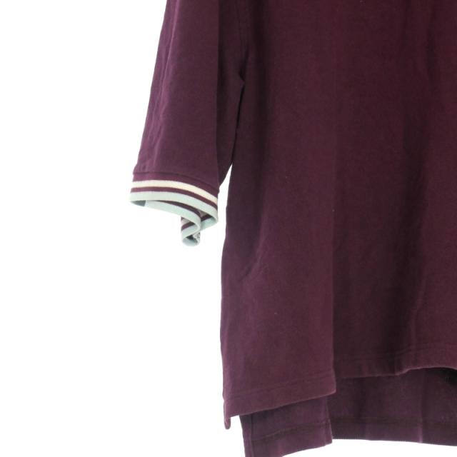 【中古】ダイリク DAIRIKU 19SS Night life Polo Shirt ポロシャツ カットソー 半袖 F ボルドー C-2 メンズ_3