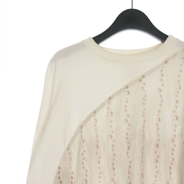 中古】サルバム sulvam 切替 ロングスリーブTシャツ カットソー 長袖 M