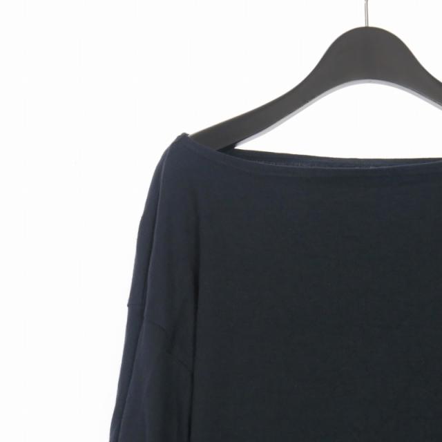 中古】ウティ OUTIL バスクシャツ Tシャツ カットソー 長袖 3 ネイビー