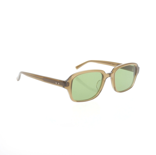 【中古】ブラン BLANC.. B0023 スクエアウエリントン サングラス 眼鏡 アイウェア 49□211-45 ブラウン 茶 メンズ レディース