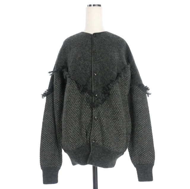 【中古】イッセイミヤケ ISSEY MIYAKE 70s ヴィンテージ オールスタイルタグ ニットカーディガン セーター 長袖 中古】イッセイミヤケ ISSEY MIYAKE 70s ヴィンテージ オールスタイル