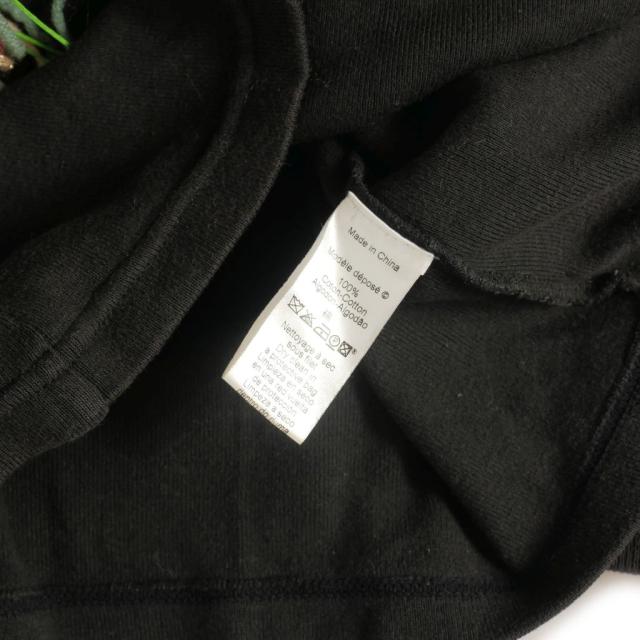 【中古】ケンゾー KENZO 赤タグ 80-90’ フラワー装飾 タンクトップ ノースリーブカットソー M ブラック 黒 2TO88 3V 中古】ケンゾー KENZO 赤タグ 80-90' フラワー装飾 タンクトップ
