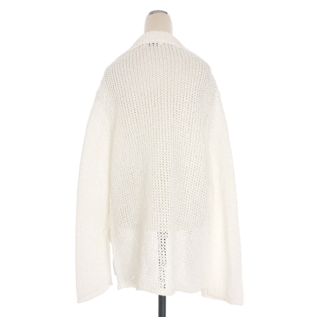 【中古】マディソンブルー MADISONBLUE 25SS CD JACKET WOVEN FABRIC ニットジャケット カーディガン 長袖 S 中古】マディソンブルー MADISONBLUE 25SS CD JACKET WOVEN FABRIC