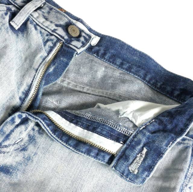 【中古】トーガ TOGA VIRILIS 23SS サイドジップ フレアデニム ジーンズ M/38/46 インディゴ TZ31-FF901 メンズ