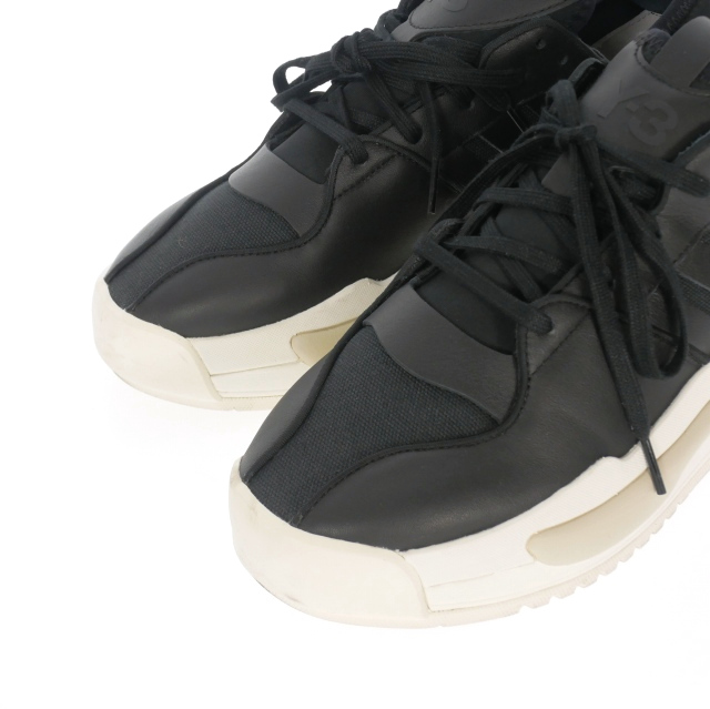 【中古】ワイスリー Y-3 ヨウジヤマモト Rivalry ローカットスニーカー 靴 27.0cm ブラック/ホワイト 黒 白 IG4090