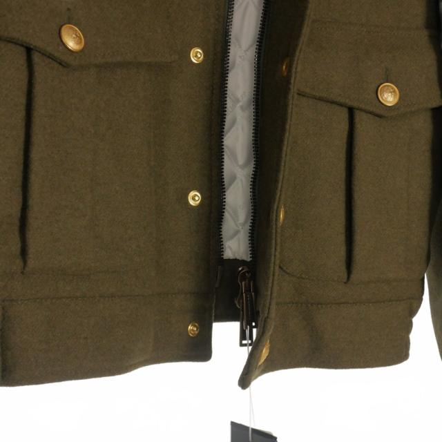 【中古】未使用品 ディースクエアード DSQUARED2 23AW Insulated Jacket ウール ジャケット ブルゾン 42 カーキ_3