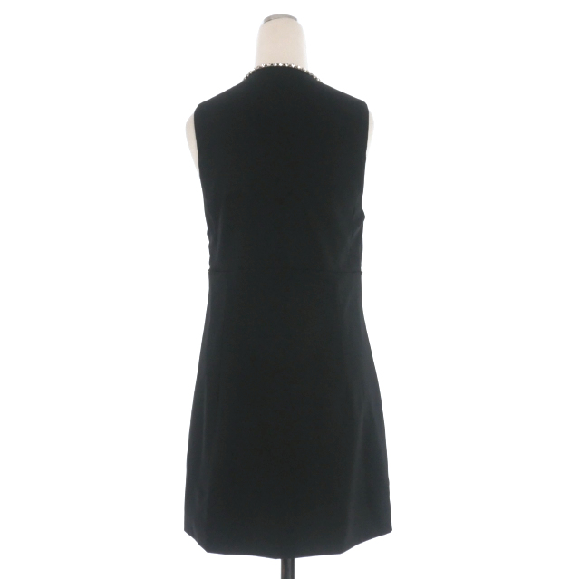 【中古】ディースクエアード DSQUARED2 23AW ノースリーブ ミニワンピース ビジュードレス 38 ブラック 黒 S75CV0695 中古】ディースクエアード DSQUARED2 ノースリーブ ミニワンピース