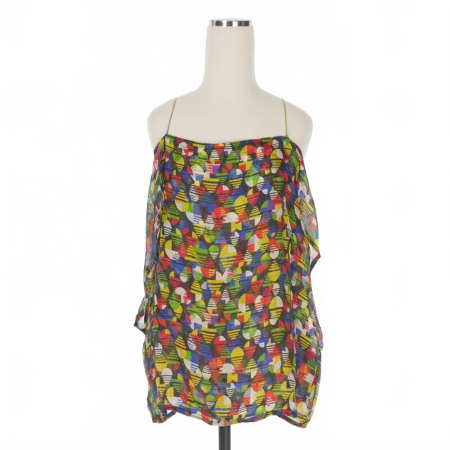 【中古】ディースクエアード DSQUARED2 23AW キャミソール ノースリーブ カットソー 38 マルチカラー S75NC1047 国内正規 レディース