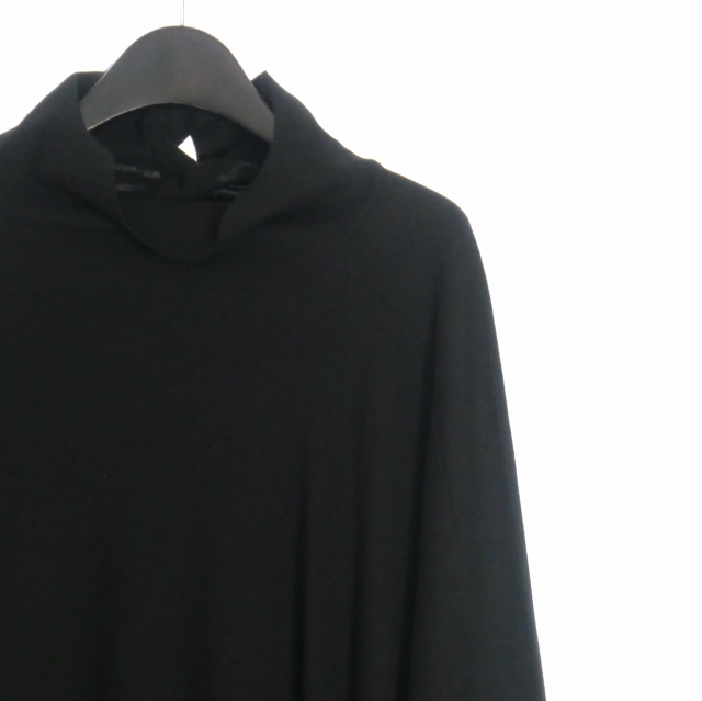 【中古】未使用品 ダークシャドウ DRKSHDW 25AW JUMBO TABARD BLACK ハイネック ロングスリーブTシャツ カットソー_2
