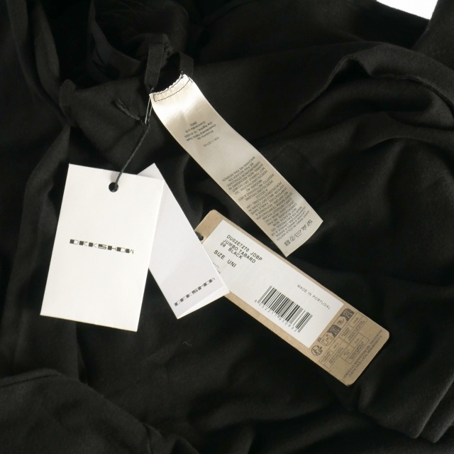 【中古】未使用品 ダークシャドウ DRKSHDW 25AW JUMBO TABARD BLACK ハイネック ロングスリーブTシャツ カットソー_6