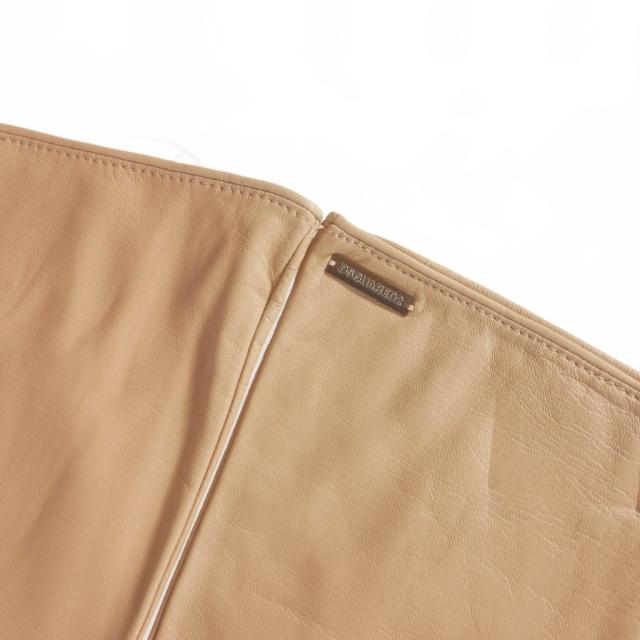 中古】ディースクエアード DSQUARED2 23AW ナッパレザー ロング