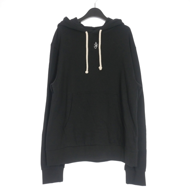 【中古】未使用品 JWアンダーソン J.W.ANDERSON ANCHOR EMBROIDERY HOODIE アンカー刺繍 フーディ パーカー L