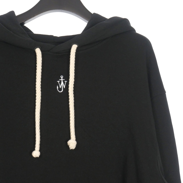 【中古】未使用品 JWアンダーソン J.W.ANDERSON ANCHOR EMBROIDERY HOODIE アンカー刺繍 フーディ パーカー L