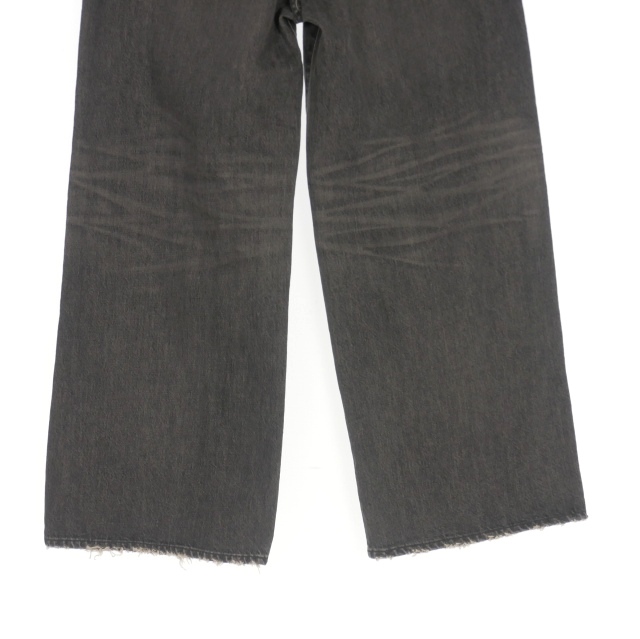 【中古】未使用品 ダイリク DAIRIKU 25AW "D"Buckle Super wide Denim Pants バックル デニムパンツ ジーンズ 27(S)