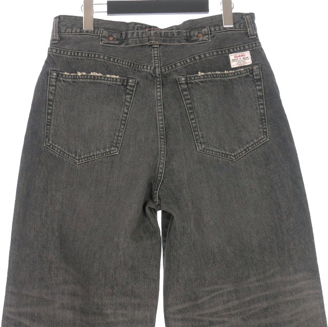 【中古】未使用品 ダイリク DAIRIKU 25AW "D"Buckle Super wide Denim Pants バックル デニムパンツ ジーンズ 29(M)