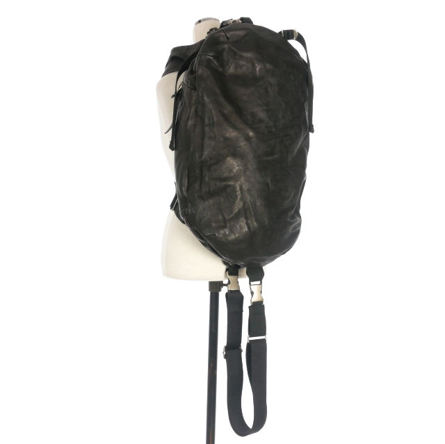 【中古】イサムカタヤマバックラッシュ ISAMU KATAYAMA BACKLASH マリアムキップレザー製品染め 3WAYバッグ