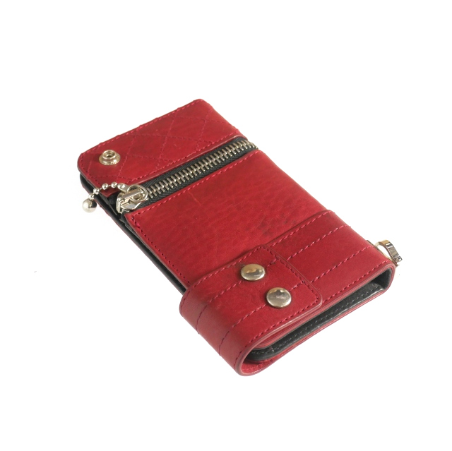 【中古】イサムカタヤマバックラッシュ ISAMU KATAYAMA BACKLASH × DESIME iPhone CASE イタリーショルダー レザー