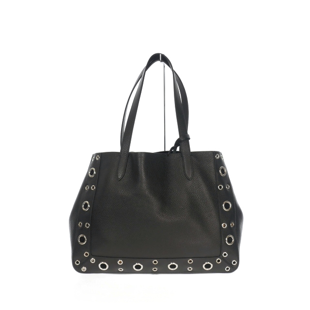 【中古】ヴァレンティノ ガラヴァーニ VALENTINO GARAVANI NELLCOTE ネルコート レザートートバッグ 鞄 ブラック 黒_1